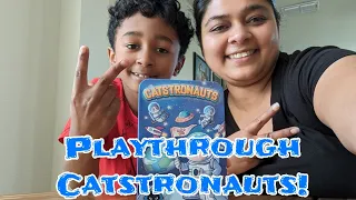 Board Games for Kids - Catstronauts by Alley Cat Games - #playthrough #boardgames #kidsboardgames