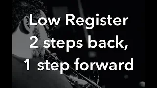 Low Register Practice 2 - 1 step back, 2 steps forward - bass trombone technique
