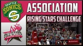 NBA 2K13 Seattle SuperSonics Association - (S1ASW) Rising Stars Challenge-  (HD)