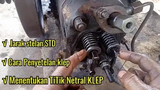 HOW TO SET THE DIESEL ENGINE VALVES CORRECTLY