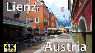 Lienz, Austria. 4K footage. Lienz, Austria. Filmare 4k.