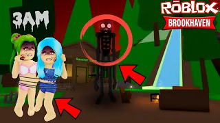 NUNCA VALLAS A LA NUEVA CABAÑA DE BROOKHAVENA LAS 3 AM ROBLOX karola20