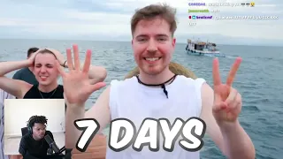 ImDontai Reacts To MrBeast 7 Days Stranded At Sea