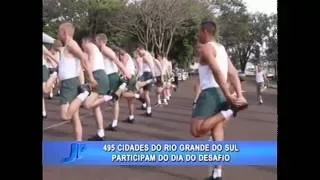 495 cidades do Estado participam do Dia do Desafio | Jornal da Pampa | 250516