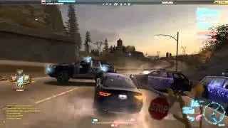 Need For Speed World: Highway Pursuit on heat lvl 5!!!