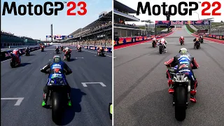 MotoGP 23 vs MotoGP 22: Graphics & Details Comparison