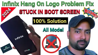 Infinix Hot 30i Stuck On Logo Problem Solved  All Note And Hot Series Hang On Logo Issue Fix