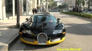 Black & Yellow Bugatti Veyron