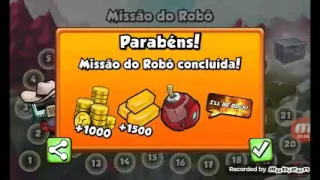 Como passar do nivel 30 do missão do robô/Bomber friends