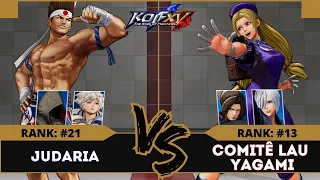 KOFXV⭐JUDARIA (Joe/Meitekun/Kukri) vs COMITÊ LAU YAGAMI (Hinako/Duo Lon/Angel)⭐Ranked Match - 04/24