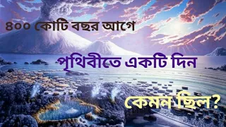 ৪০০ কোটি বছর আগে পৃথিবীতে একটি দিন কেমন ছিল? ৷৷ A DAY ON EARTH 4 BILLION YEARS AGO