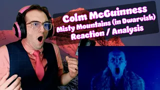This TRULY STUNNED Me!! | Misty Mountains in Dwarvish - Colm McGuinness | First Time Reaction