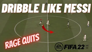 MESSI ALWAYS MAKES IT LOOK EASY ! | FIFA 22 | Left Stick Dribbling