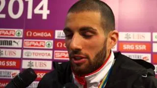 Kariem Hussein (SUI), Gold Medal Winner 400m Hurdles Men