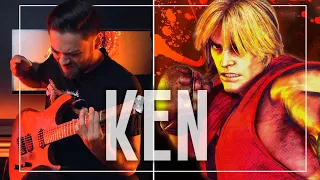 Street Fighter 6 - Ken's Theme / Spirit Of The Flame | METALCORE Version | WITH TABS | GrootGuitar