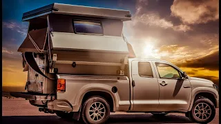 This Compact Truck Camper EXPANDS into a Cabin for Two