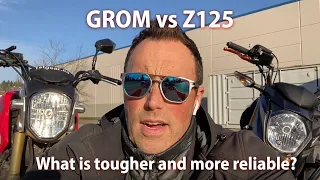 Z125 vs Grom. Which is TOUGHER and more RELIABLE???