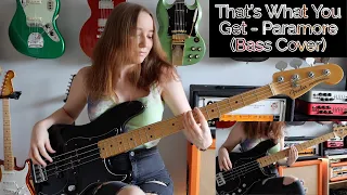 That's What You Get - Paramore (Bass Cover)