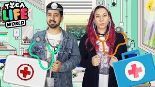 TOCA LIFE NA VIDA REAL - Viramos Médicos | Gabriel e Shirley 2.0