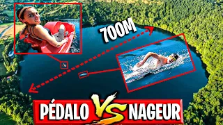 JE NAGE PLUS VITE QU’UN PÉDALO !? (700m de course sur un volcan)