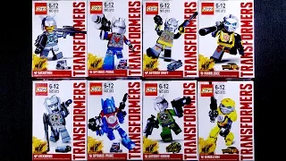 LEGO Transformers Minifigures (bootleg / knock-off) Optimus Prime Bumblebee Galvatron