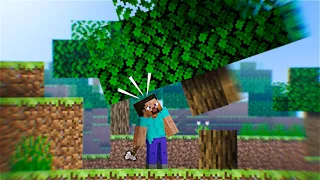 Minecraft Tree Physics (Short Animation)