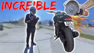 Yamaha FZ16 MODIFICADA 🔥Portapatente rebatible😍 *TUTORIAL*