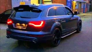 AUDI Q7 FACELIFT CONVERSION, LED DRL, BI-XENON, H.D. DOOR LOGO PROJECTORS, ABT, LOWERED