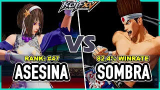 KOF XV 🔥 Shermie Asesina (Athena/Shermie/Leona) vs Sombra (Joe/Geese/K')