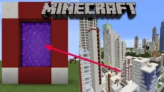 How To Make A Portal To Modern City Dimension in Minecraft