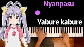 Nyanpasu Yabure Kabure (Non non biyori) ● PIANO_KARAOKE ● ᴴᴰ + SHEETS & MIDI