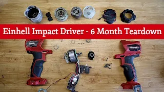 Einhell 18V PXC Brushless Impact Driver Teardown - After 6 Months