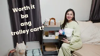 BEDSIDE NURSERY SETUP + POSTPARTUM BASKET | Nest With Me 🤰🏻