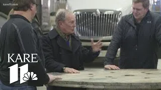 Michael Bloomberg campaigns in Minnesota