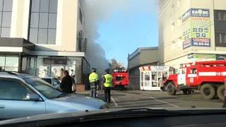 Пожар в ЦУМе Барнаул часть 2