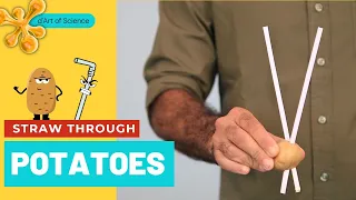 STRAW through a POTATO | Science Trick | dArtofScience