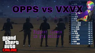 OPPS vs VXVX (Crew war) BIGGEST CLOWNS