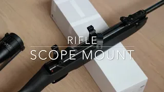Rifle scope mount