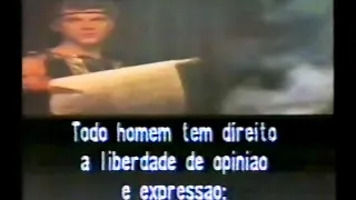 Caligua 1979 Chamada em Forma de Protesto Contra a Censura da Exibição do Filme Na Rede Om em 1992