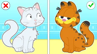 BABY PETS 🙀🐈 Kitty Kira dresses up as Garfield the Cate