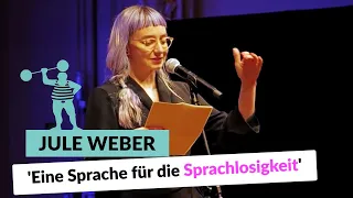 Jule Weber - Wie beginnt man nun also | Poetry Slam TV