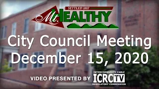 Mt. Healthy City Council Meeting - December 15, 2020