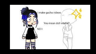 What they think when I say I make gacha videos | gacha club | mini video |