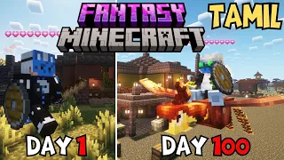 I Survived 100 Days in Fantasy Minecraft! and Here What's Happened | CBE_Ghoul[Tamil]