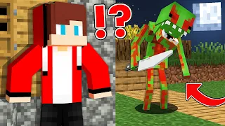 Why Mikey Turned into a MONSTER HUNTER and Wants to Kill JJ at Night in Minecraft Maizen
