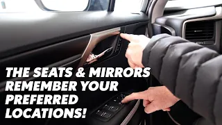 How to Setup Memory Seats and Link Lexus Key to Profile