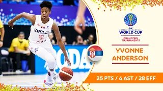 Yvonne Anderson's Amazing Performance vs. Brazil | #FIBAWWC 2022 Qualifying Tournaments