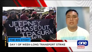 Valbuena sa unang araw ng tigil-pasada: Nakuha namin 'yung simpatya ng aming kasamahan