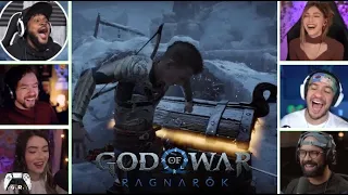 Gamers React to Atreus Trying to Punch a Chest Like Kratos | God of War: Ragnarök