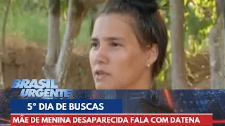 Mãe de adolescente desaparecida no interior de SP fala ao vivo com Datena | Brasil Urgente